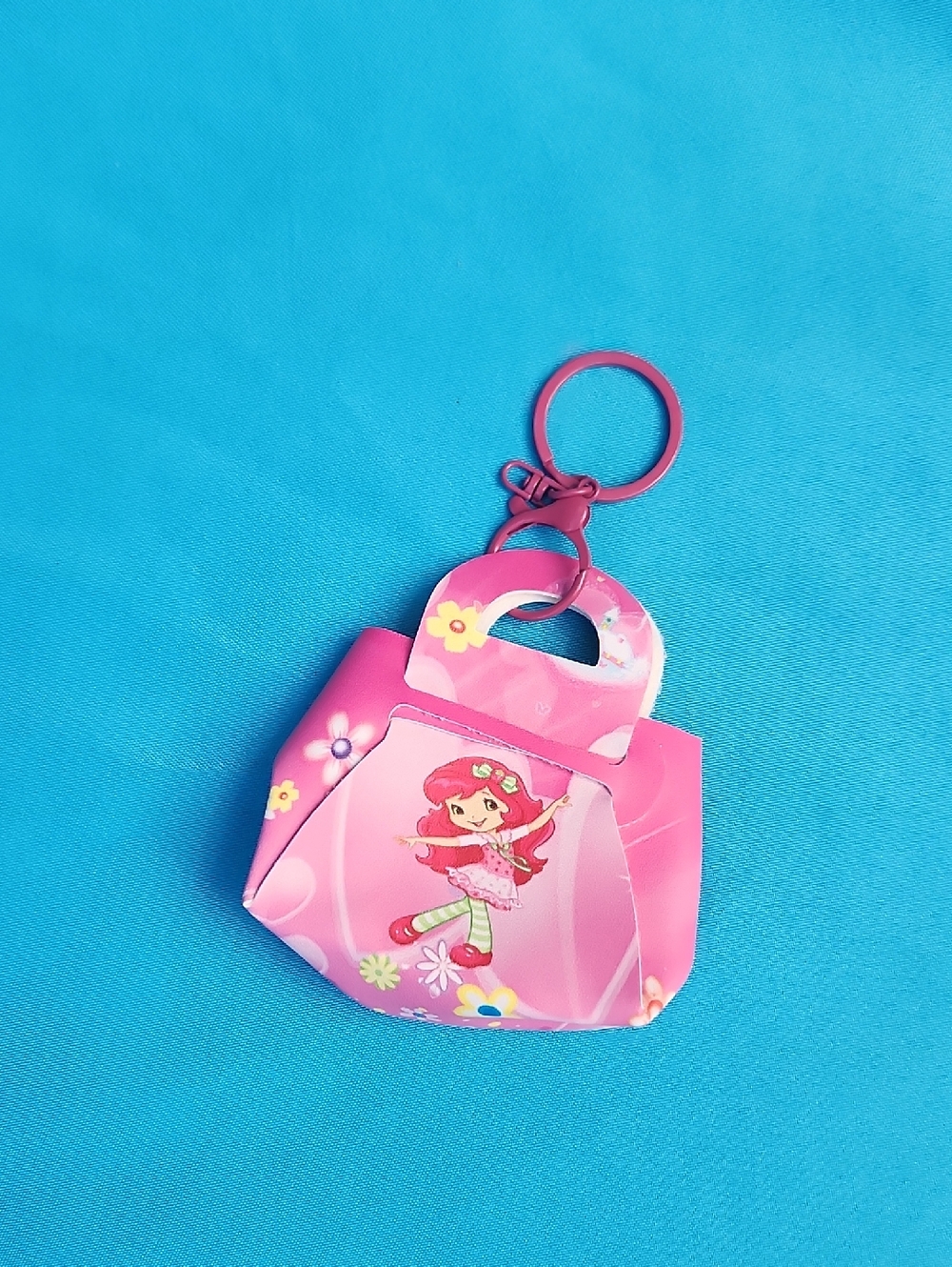 Strawberry Shortcake Purse Key Chain Novelty New!